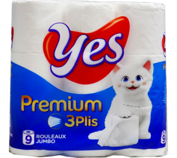 ورق المرحاض 9 رولو، ييس