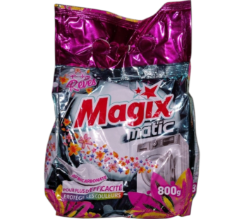 مسحوق التصبين أوتوماتيك الورد 800 غرام، ماجيكس