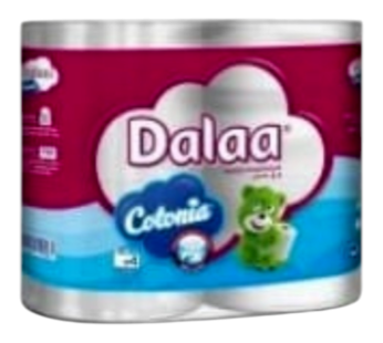 ورق المرحاض 4 رولو، دلع
